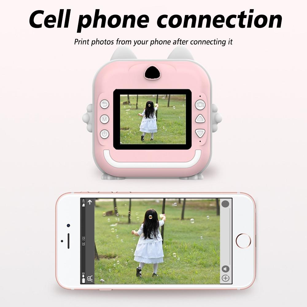 Instant Camera with Thermal Printer & HD Video | Blue 16GB | Pink 16GB