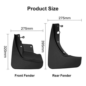 For Jeep Grand Cherokee 2011-2021 | 4 Pcs / Set Car Auto Soft Plastic Splash Flaps Fender Guard