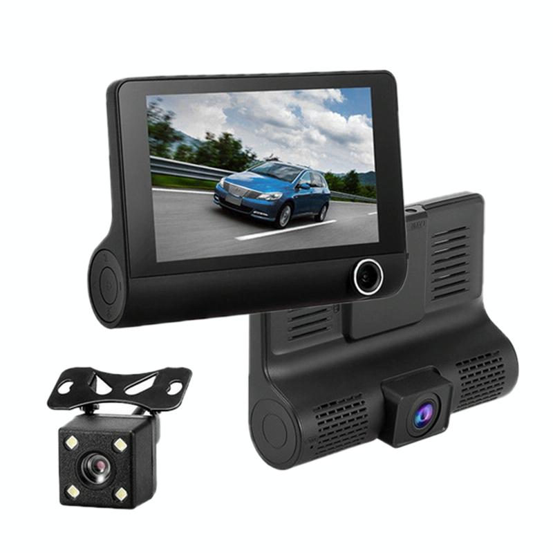 HD 1080P Car DVR with 3-in-1 Function & Wide Angle Night Vision | 4 Inch