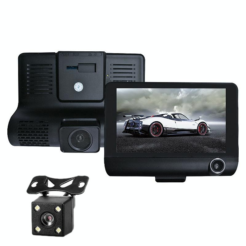 HD 1080P Car DVR with 3-in-1 Function & Wide Angle Night Vision | 4 Inch