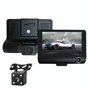 HD 1080P Car DVR with 3-in-1 Function & Wide Angle Night Vision | 4 Inch