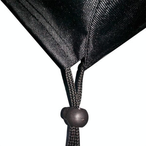 Outdoor Furniture Set Cover | Waterproof | Anti-UV | Dust-Proof | 210D Oxford Cloth | 242x162x100cm | Black