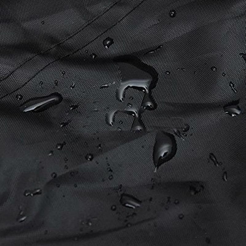 Outdoor Furniture Set Cover | Waterproof | Anti-UV | Dust-Proof | 210D Oxford Cloth | 242x162x100cm | Black