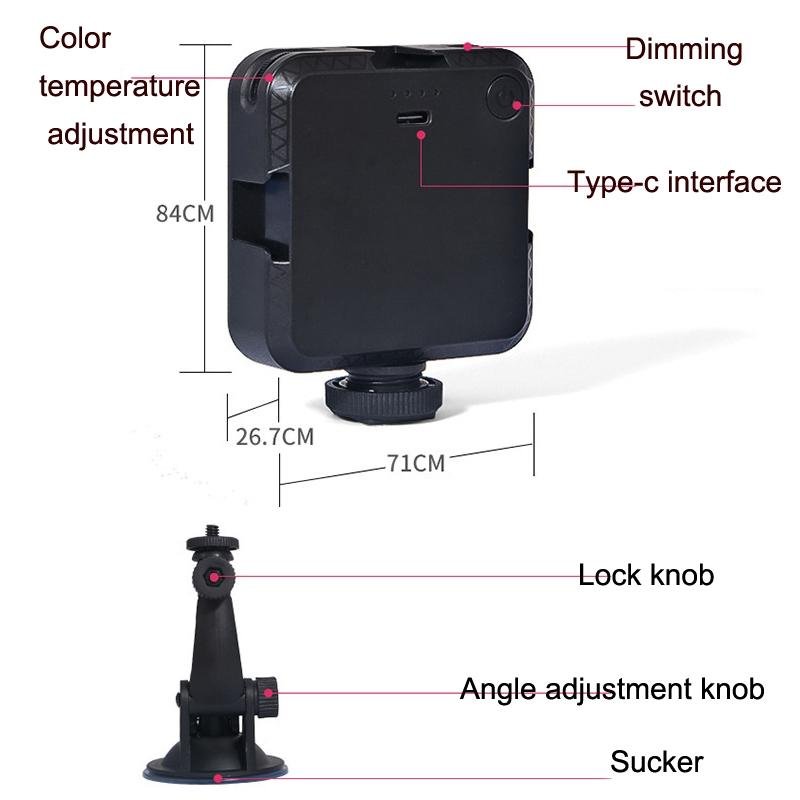 Universal Live Photography Light for Video Conferencing & Mobile Phone Cameras