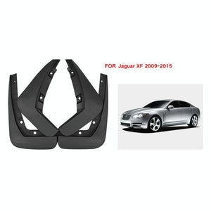 For Jaguar XF 2009-2015 | 4 Pcs / Set Car Auto Soft Plastic Splash Flaps Fender Guard