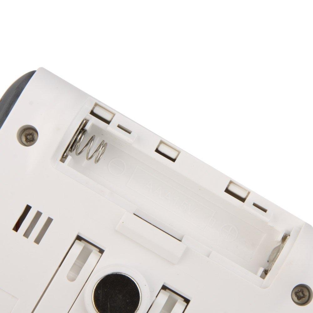 Digital Thermometer & Hygrometer | External Sensor | White