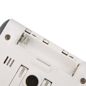 Digital Thermometer & Hygrometer | External Sensor | White