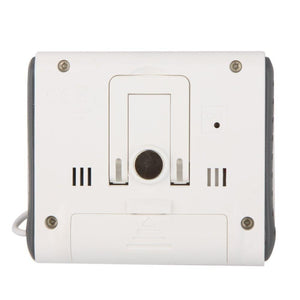 Digital Thermometer & Hygrometer | External Sensor | White