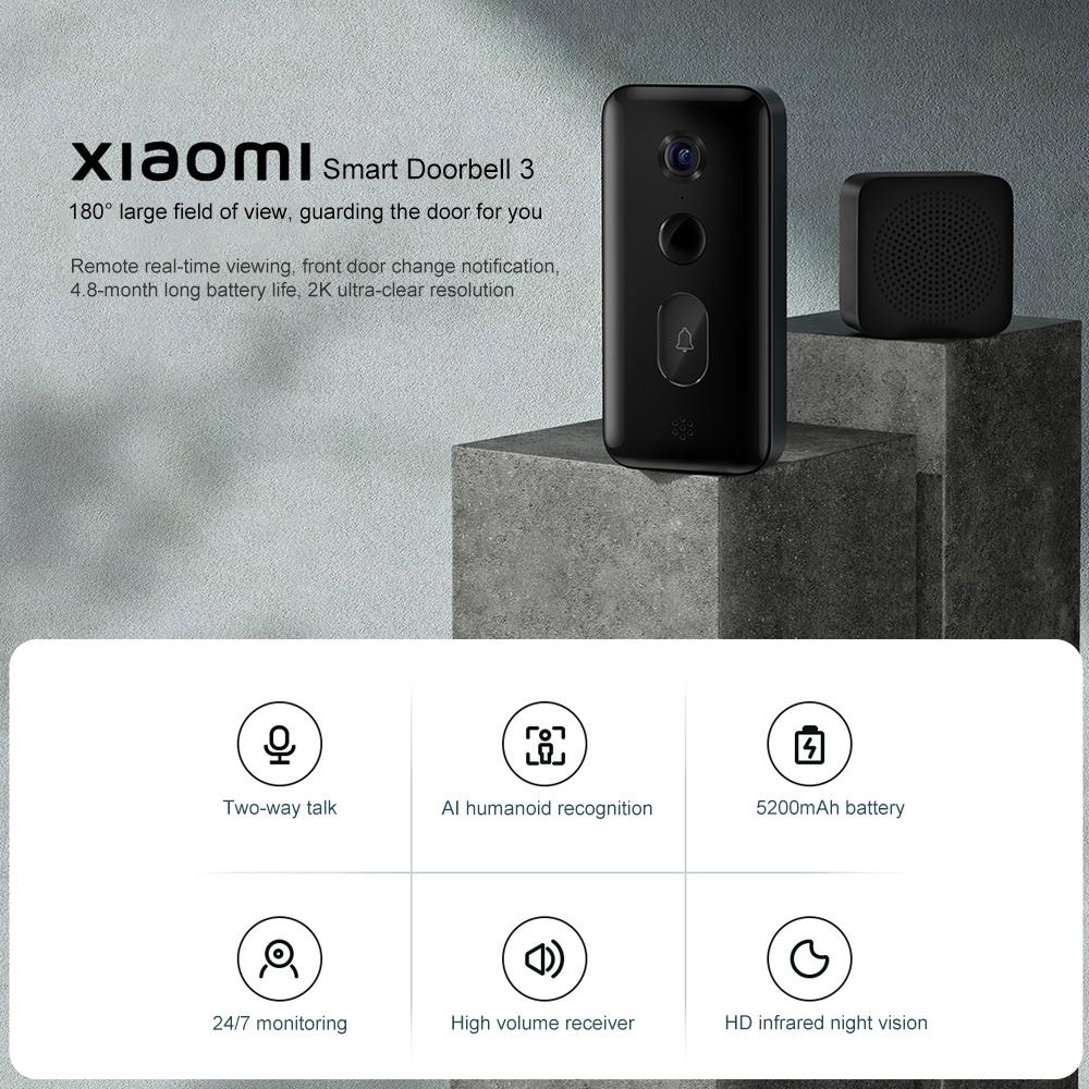 3rd Gen Smart Doorbell | Compact & Intelligent