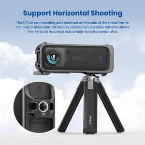 Amagisn Metal Protective Housing for Insta360 X4 | Quick Release