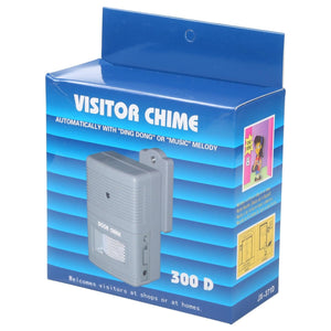 Grey Wireless Door Chime | Visitor Alert
