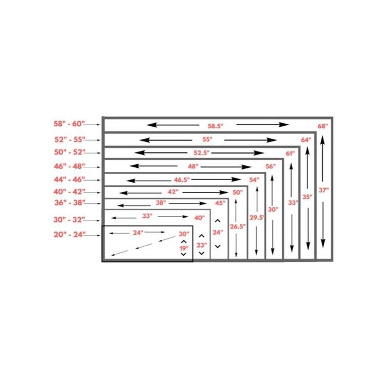 Universal Outdoor TV Cover | Waterproof & Dustproof | Fits 40 - 42 Inches