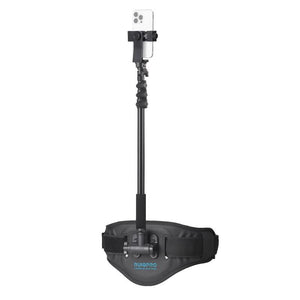 Phone Gimbal Stabilizer Waist Belt Strap | With Phone Clamp & Selfie Stick