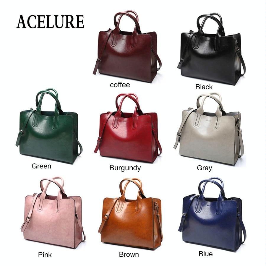 Large Leather Tote Bag for Women | Casual Shoulder Trunk Style