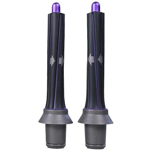 Long Barrel & Adapter Set for Dyson Hair Dryer | 1 Pair | 1 Pair Long Barrels + 2 Adapters | Purple