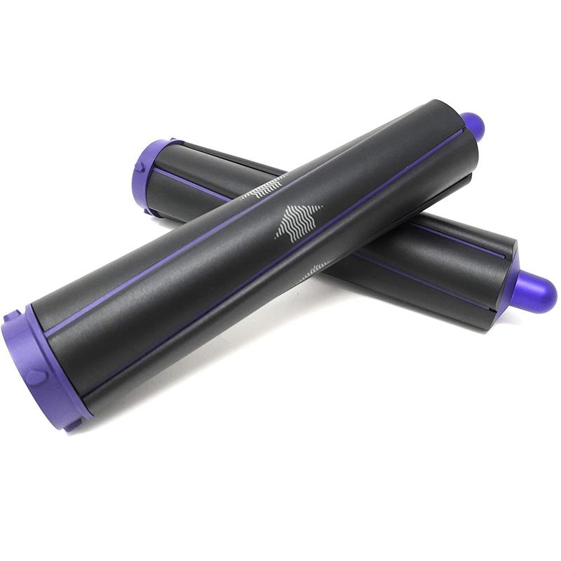 Long Barrel & Adapter Set for Dyson Hair Dryer | 1 Pair | 1 Pair Long Barrels + 2 Adapters | Purple