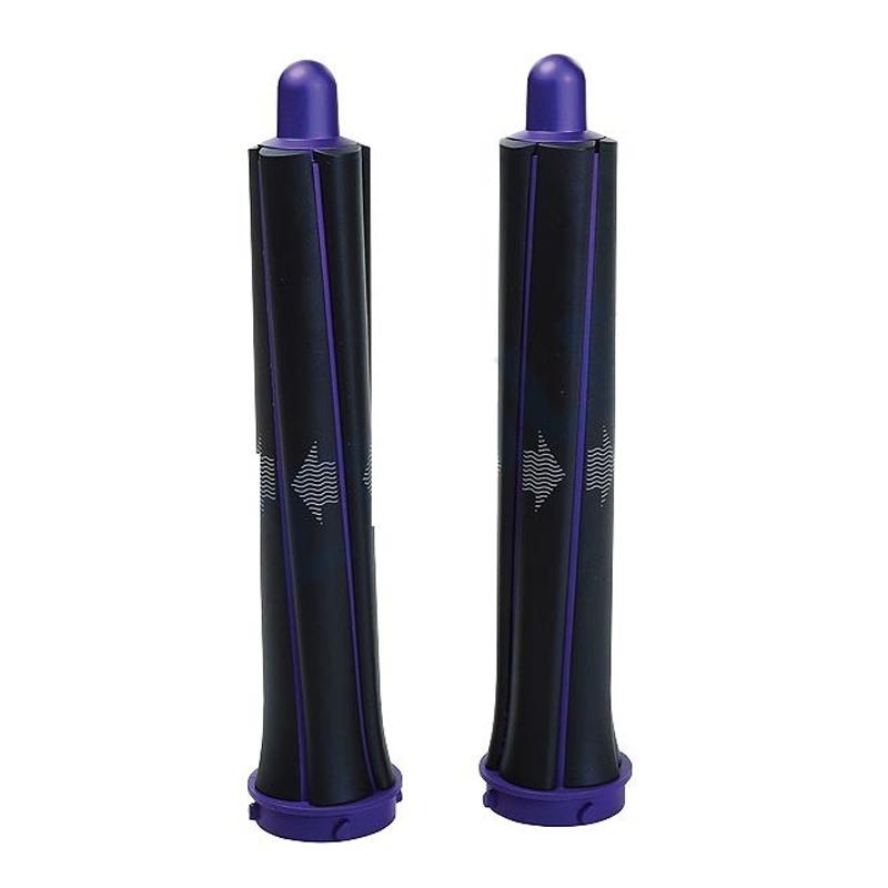 Long Barrel & Adapter Set for Dyson Hair Dryer | 1 Pair | 1 Pair Long Barrels + 2 Adapters | Purple