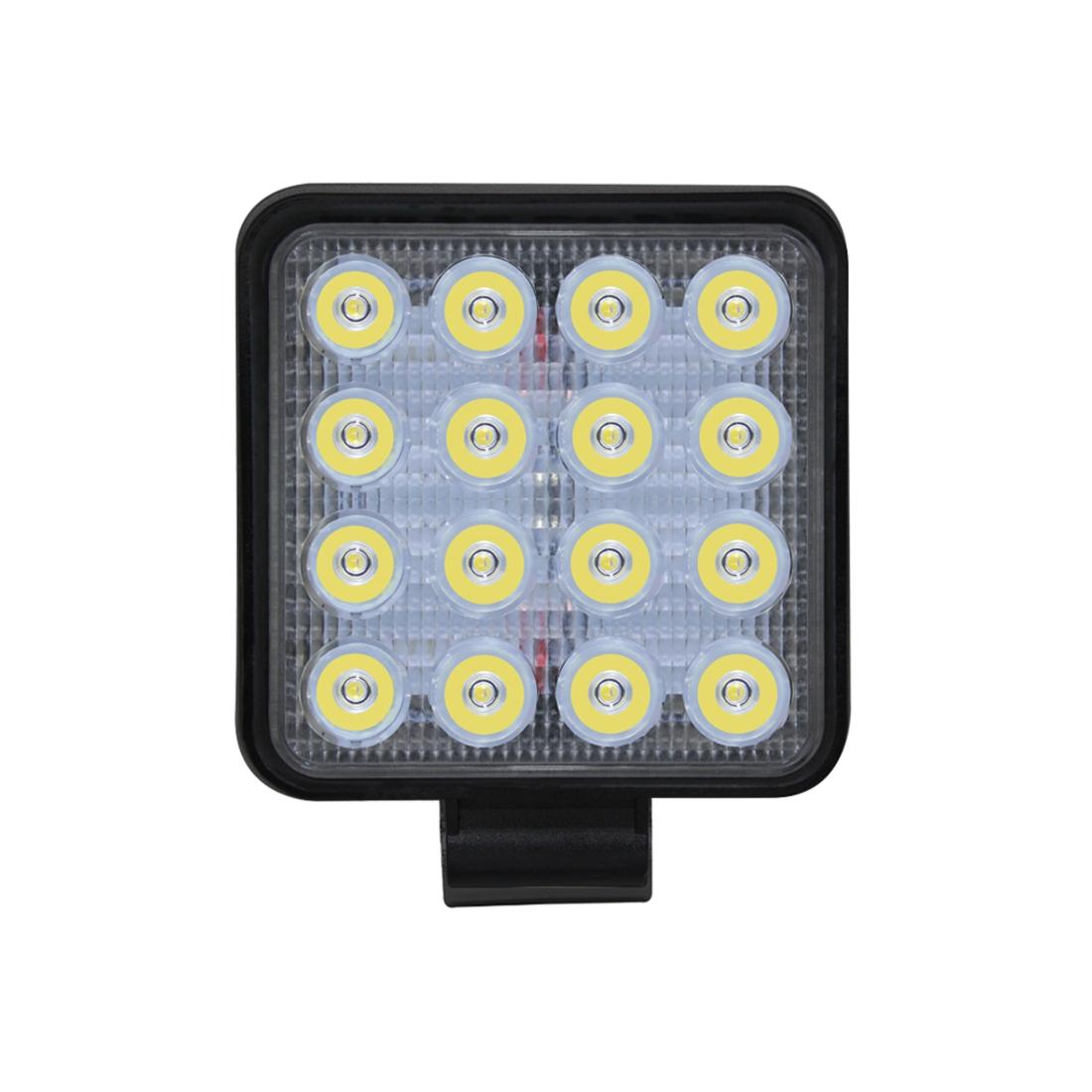 12W LED Spotlight | Square Waterproof | Car, Boat & Marine | DC 9-30V | White Light