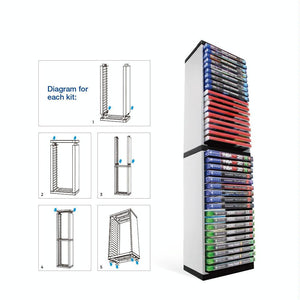 36-CD Double-Layer Rack for PS5 Console Games