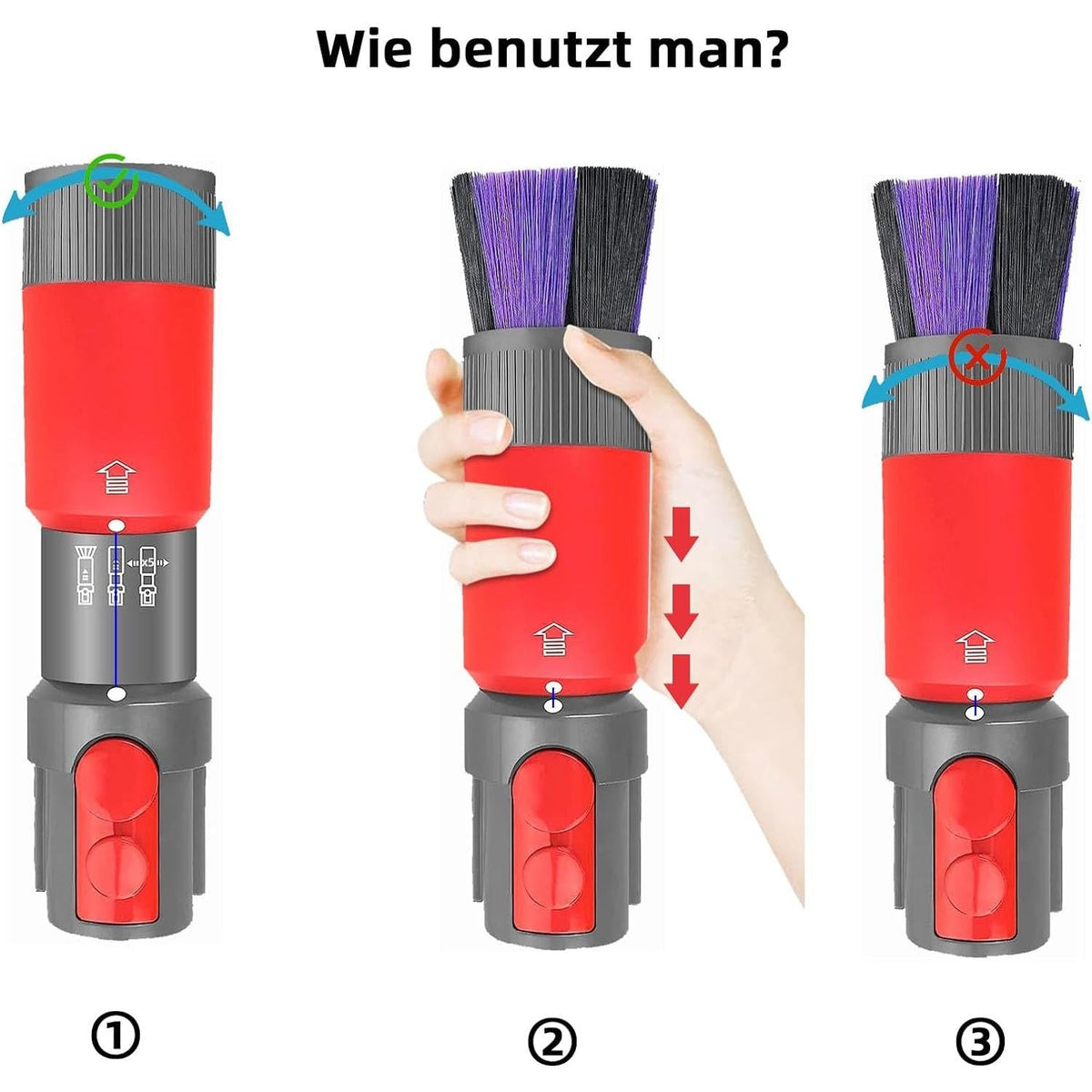 Soft Bristle Dusting Brush | For Dyson Vacs V7-V15