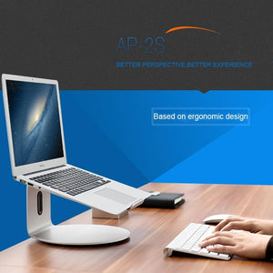 360° Rotating Aluminum Laptop Stand | Efficient Cooling