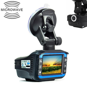 2.4" Video Camera DVR & Radar Detector | HD 720P