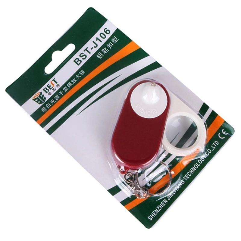 10x Pocket Magnifier with LED Light | Best for Reading