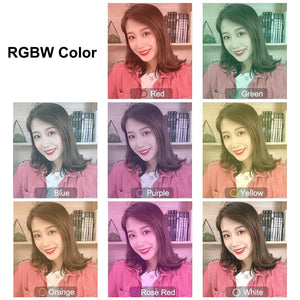 10.2" RGBW LED Ring Light Kit with 1.1m Tripod & Phone Clamp