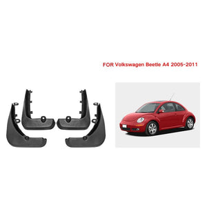 For Volkswagen Beetle 2005-2011 | 4 Pcs / Set Car Auto Soft Plastic Splash Flaps Fender Guard