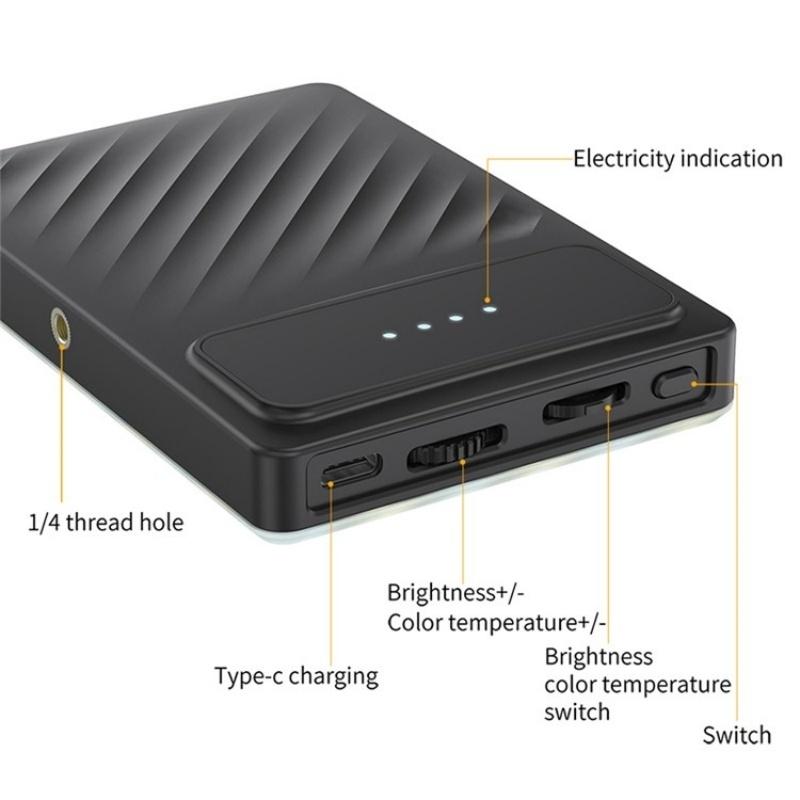 Portable Clip - on Fill Light for Mobile Devices | Three Light Modes