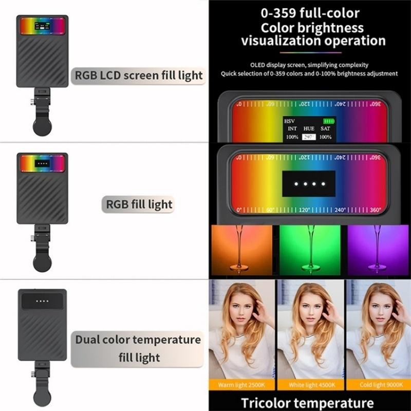 Portable Clip - on Fill Light for Mobile Devices | Three Light Modes