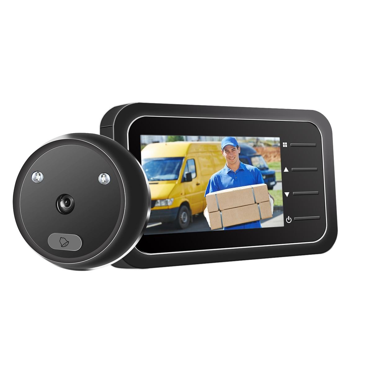 Digital Door Viewer | 2.4" Screen | Night Vision | Photo + Video | TF Card