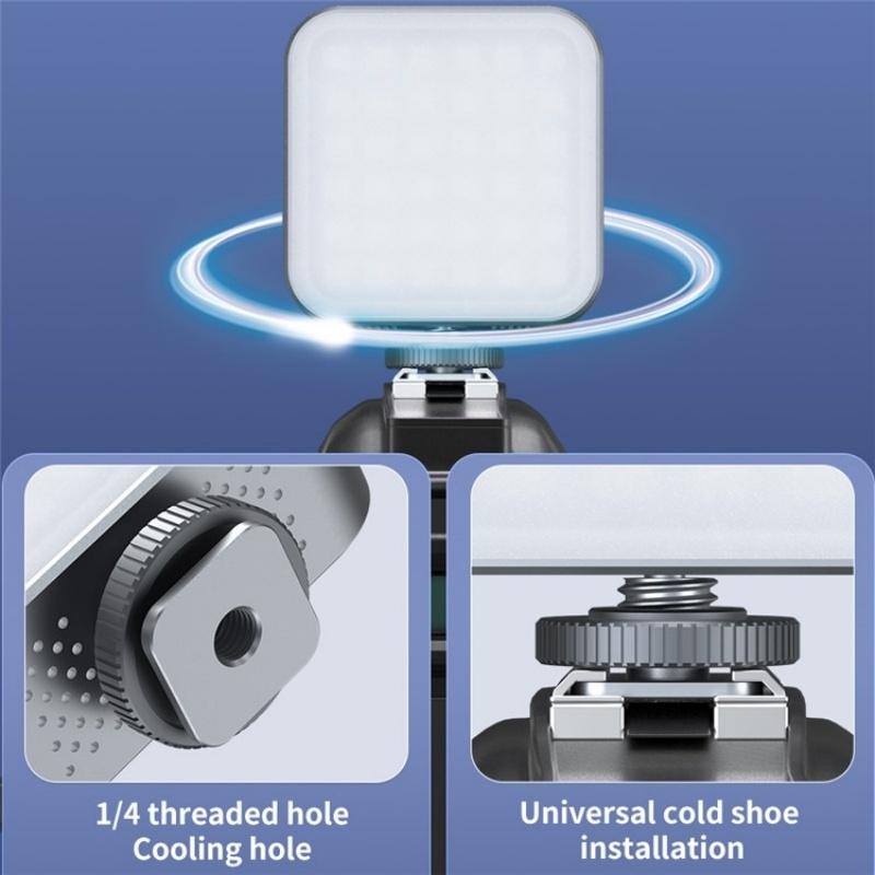 Portable Dimmable RGB Fill Light for Photography & Phone