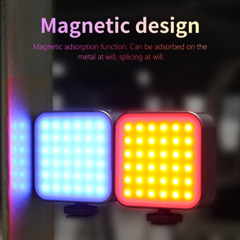 Portable Dimmable RGB Fill Light for Photography & Phone