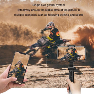 Multifunctional Mobile Phone Gimbal Stabilizer with Live Video & Selfie Stick
