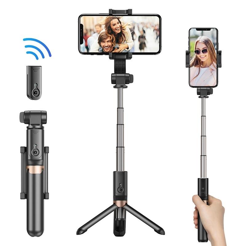 Multifunctional Mobile Phone Gimbal Stabilizer with Live Video & Selfie Stick