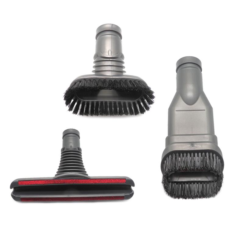 3-in-1 Round Stiff and Bed Brush | For Dyson Vacuum