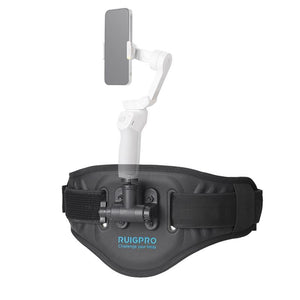 Phone Gimbal Stabilizer Waist Belt Strap | With Adapter & Selfie Stick