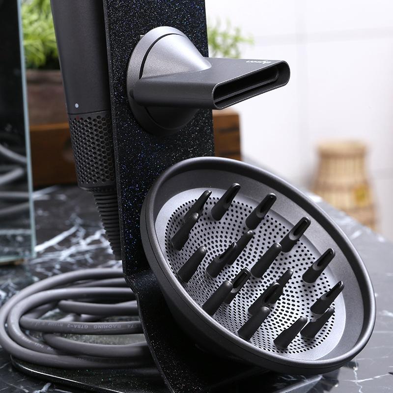 Universal Hair Dryer Stand | No Drilling | Black