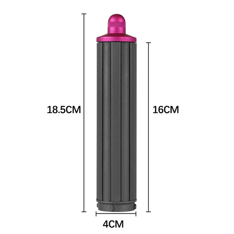 Upgraded Long Curling Barrels for Dyson Airwrap Hair Dryer | Nozzle and Adapter | Rose Red