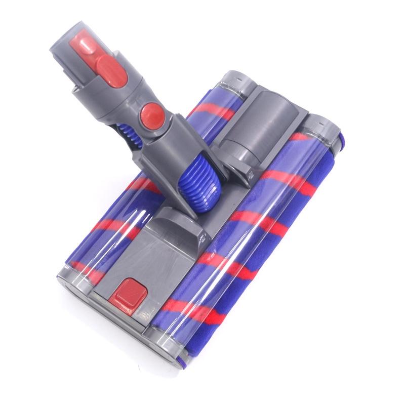 Double Roller Soft Velvet Floor Brush with LED | For Dyson Vacs