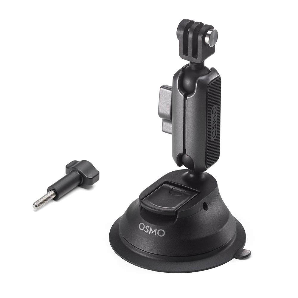 360° Rotating Car Suction Cup Holder for DJI Action 3 | Double Ball Design