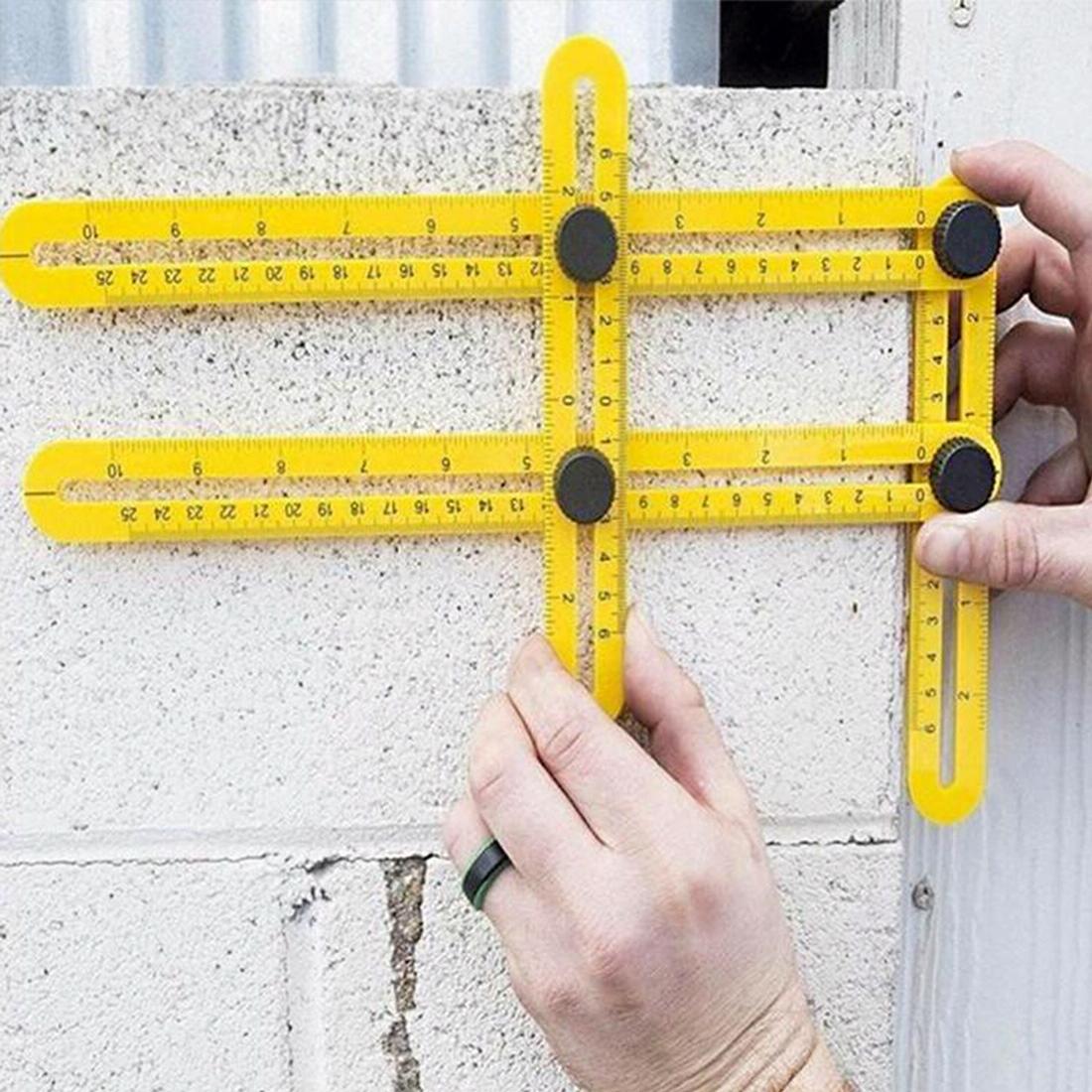 Angle Measuring Ruler | 4-Sided | DIY Projects