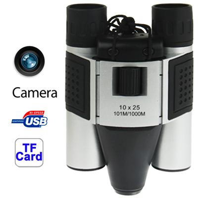 5-In-1 Binocular Camera | Video | Digital PC Cam | TF Card Reader | 10X25mm | 101M/1000M Field of View
