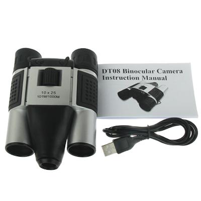 5-In-1 Binocular Camera | Video | Digital PC Cam | TF Card Reader | 10X25mm | 101M/1000M Field of View