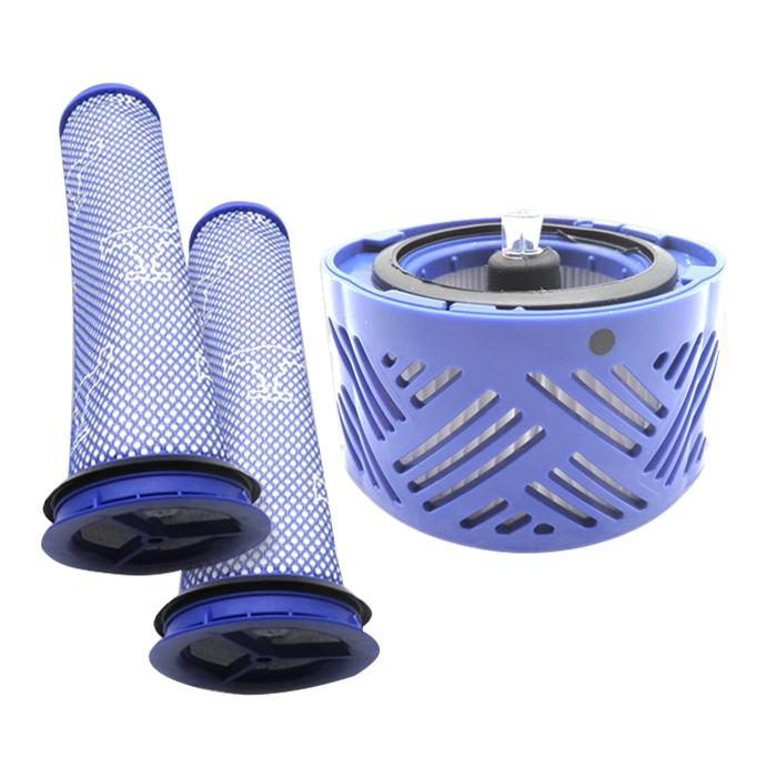 3-in-1 Rear Filter & 2 Pre-filters for Dyson V6 Vacuum | Accessories
