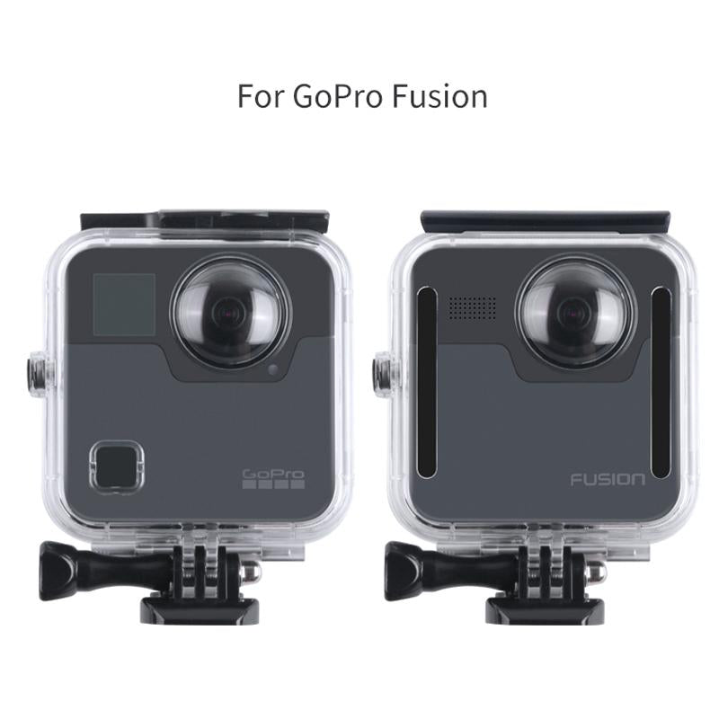 Waterproof Housing for GoPro Fusion with Mount & Wrench