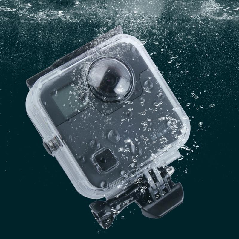 Waterproof Housing for GoPro Fusion with Mount & Wrench