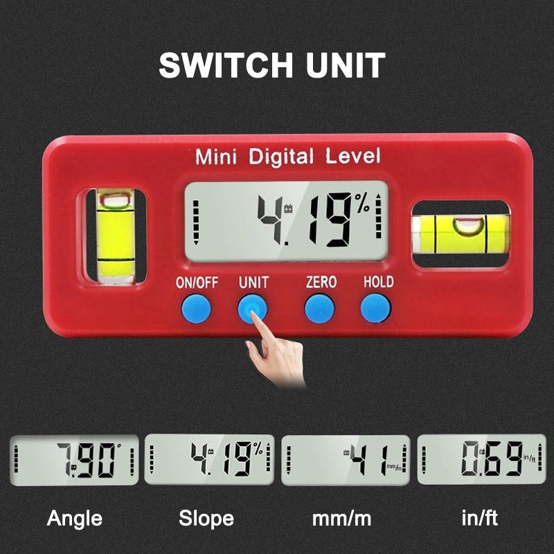 Mini Digital Magnetic Spirit Level | 100mm