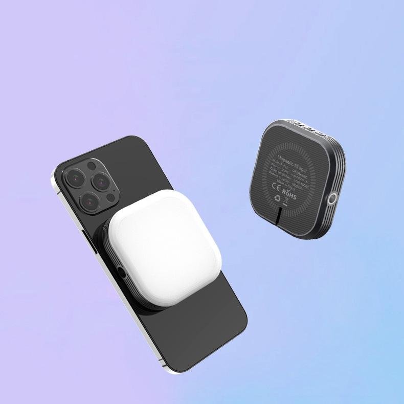 Rechargeable Mini Magnetic Selfie Light | Tri - Colour Temperature